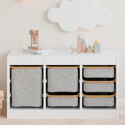 Box für IKEA Trofast Regal zur Aufbewahrung von Spiezeug Wäsche als Kiste im Kinderzimmer zum Ordnung schaffen