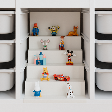 Tonie Regal für IKEA Trofast - Magnetische Treppe zur Aufbewahrung von Tonie Figuren
