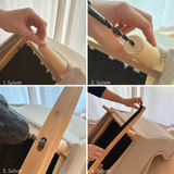 Kufen für IKEA Strandmon Sessel - Umbauset für Schaukelstuhl Möbelfüße Clutter Cover