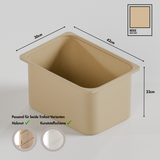 Große Box „TRÖVI“ für IKEA Trofast Regale - 42 x 30 x 23 cm in Weiß, Beige, Rosa und Eukalyptus Box Kiste Korb Clutter Cover