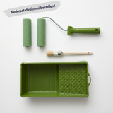 Möbelfarbe ohne Schleifen, Weiß 750ml Kreidefarbe ideal für IKEA Möbel, Kreidelack für ca. 6m² Möbelfarbe Clutter Cover