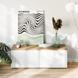 Holzplatte für Ikea Besta Regal Deckplatte für Sideboard Kommode TV Fernsehschrank Platte aus Eiche