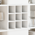 Flascheneinsatz für Ikea Kallax Regal Expedit Handtücher Flaschen Einsatz Physio Handtuchhalter Weinflaschen Fächer 10x10 