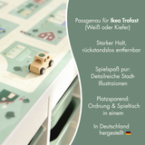 Spielfolie für IKEA Trofast Regal, PVC-freie Klebefolie Möbelfolie Clutter Cover