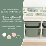 Spielfolie für IKEA Trofast Regal, PVC-freie Klebefolie Möbelfolie Clutter Cover