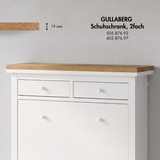 Holzplatte für IKEA Gullaberg Schuhschrank 88 x 30cm im Stil Artisan Eiche Holzplatte Clutter Cover