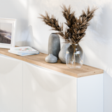 Holzplatte für IKEA Trones Schuhschrank, Eiche - 1er, 2er und 3er Trones Deckplatte Holzplatte Clutter Cover