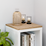 Holzplatte für 1er IKEA Kallax Regal, Eiche - Deckplatte, 41,3 x 39,2 x 1,9cm Holzplatte Clutter Cover