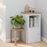 Holzplatte für 1er IKEA Kallax Regal, Eiche - Deckplatte, 41,3 x 39,2 x 1,9cm Holzplatte Clutter Cover