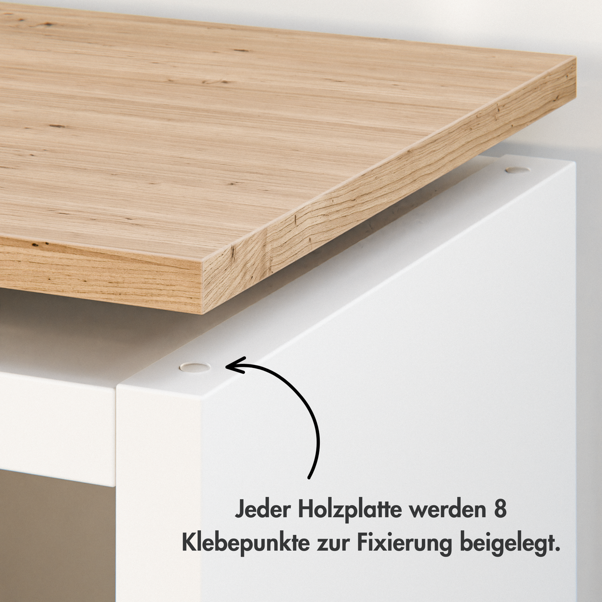 Holzplatte für IKEA Kallax Regal 1er, 2er, 3er oder 4er - Eiche Deckplatte Holzplatte Clutter Cover