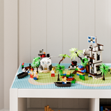Bauplatte "Lillvik" für IKEA Kallax Regal kompatibel mit LEGO® Steinen, XXL Spieltisch Grundplatte zum Aufkleben Kallax Grundplatte für Klemmbausteine Clutter Cover