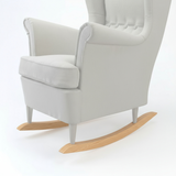 Kufen für IKEA Strandmon Sessel - Umbauset für Schaukelstuhl Möbelfüße Clutter Cover