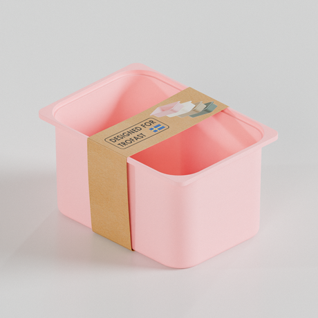 Große Box „TRÖVI“ für IKEA Trofast Regale – 42 × 30 × 23 cm in Rosa Box Kiste Korb Clutter Cover