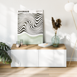 Holzplatte für IKEA Besta Regal 120 x 42cm, Eichen Deckplatte Holzplatte Clutter Cover