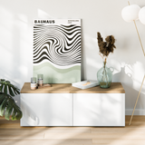 Holzplatte für IKEA Besta Regal 120 x 42cm, Eichen Deckplatte Holzplatte Clutter Cover