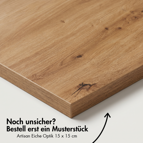 Holzplatten Muster 15 x 15 x 1,9cm - Artisan Eiche Holzplatte Clutter Cover