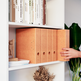 Aktenordner - vegane Ordner als verkürzte Form für IKEA Billy Regal Billy Einsatz Clutter Cover