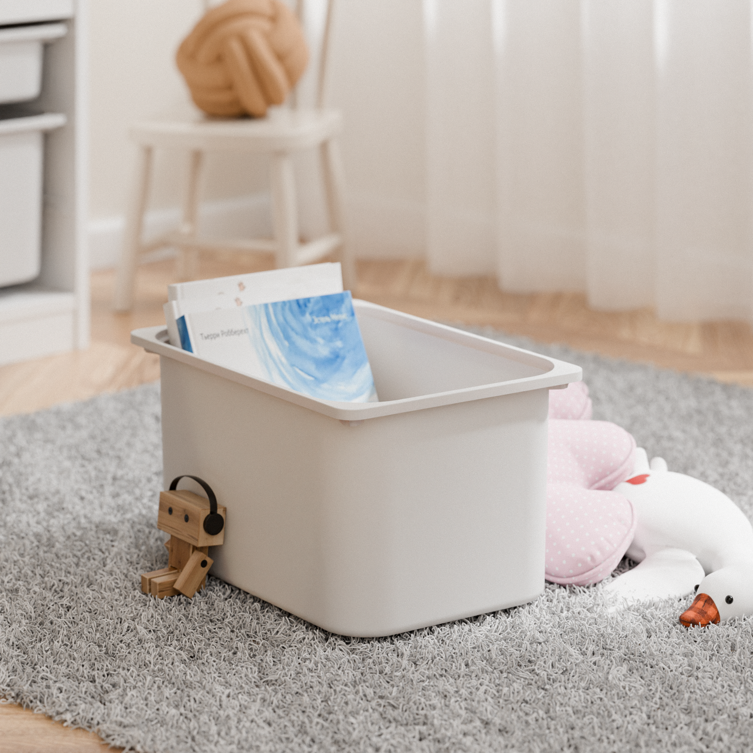 ikea aufbewahrung plastikbox Große Box „TRÖVI“ für IKEA Trofast Regale
