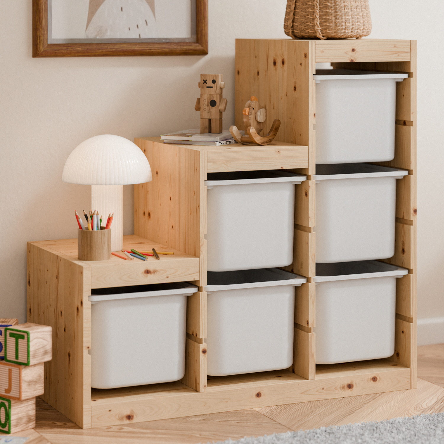 Große Box „TRÖVI“ für IKEA Trofast Regale