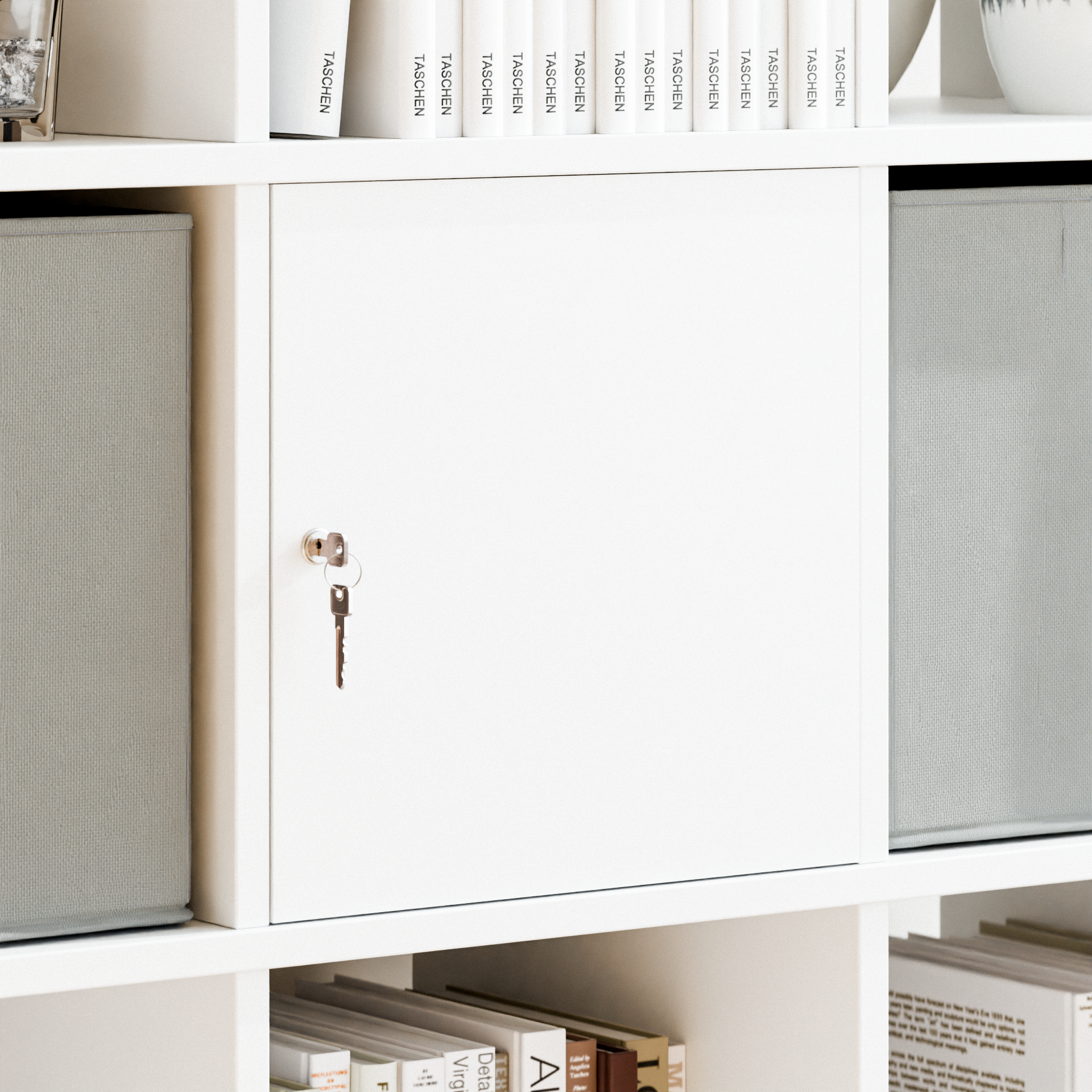 IKEA Kallax abschließbare Tür, weiß