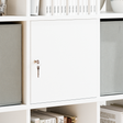 Ikea Kallax Tür zum abschließen Weiß Locker Schließfach Expedit Schloss Schlüssel 