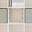 Ikea Kallax Halterung für Trofast Boxen Schienensystem mit passenden Kisten Nur Schienen Kallax Einsatz Clutter Cover
