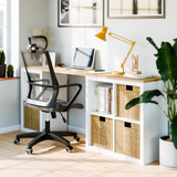 Korb für Kallax Regal aus Seegras 32 x 34,5 x 32cm, Flechtkorb Kallax Einsatz Clutter Cover