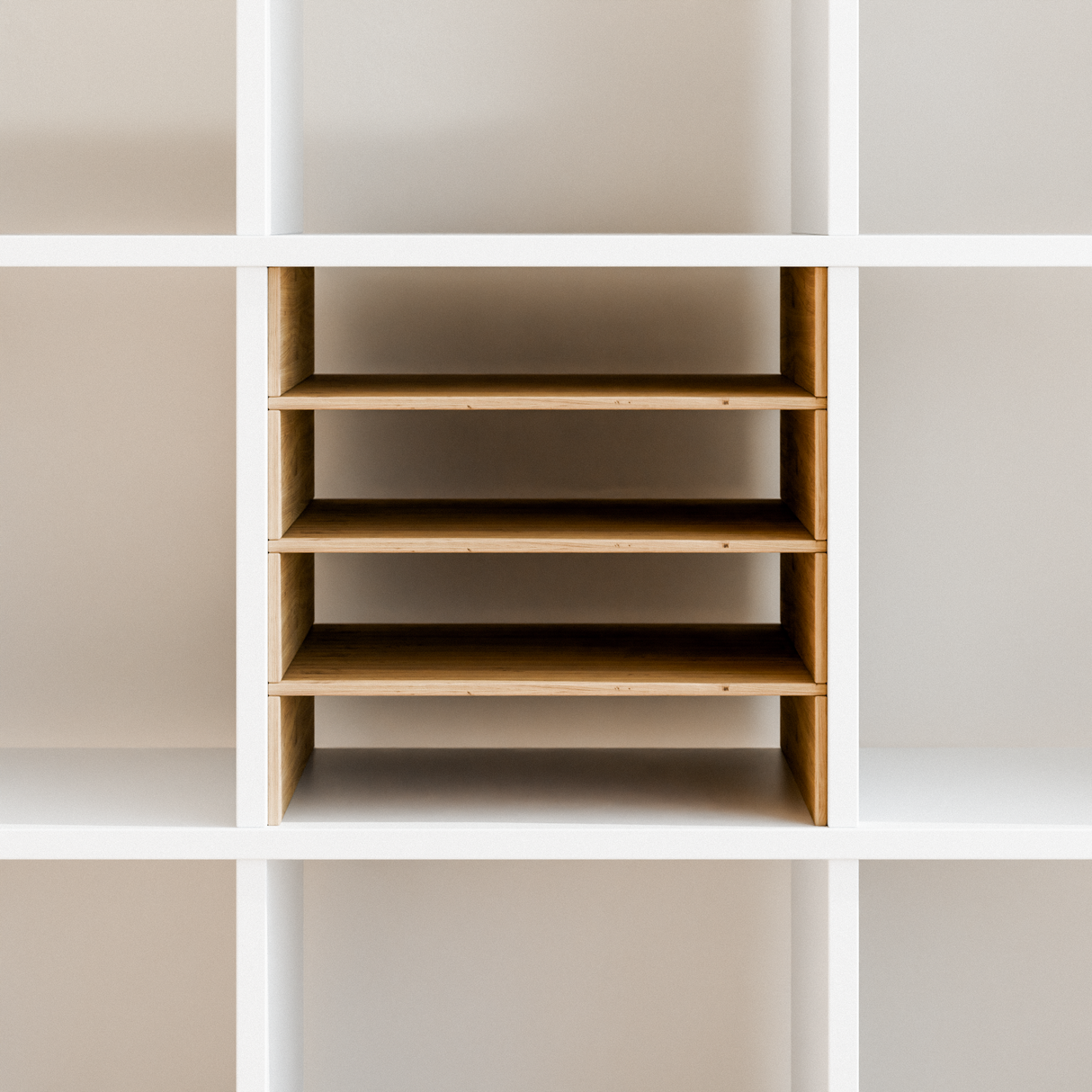 Fachteiler für IKEA Kallax Regal, verschiedene Varianten Eiche File Fachteiler Clutter Cover