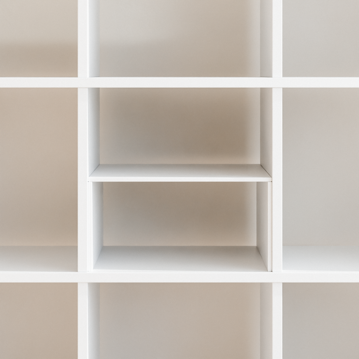 Fachteiler für IKEA Kallax Regal, verschiedene Varianten Weiß Basic Fachteiler Clutter Cover