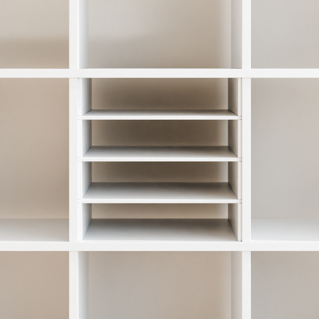 Fachteiler für IKEA Kallax Regal, verschiedene Varianten Weiß File Fachteiler Clutter Cover