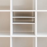 Fachteiler für IKEA Kallax Regal, verschiedene Varianten Weiß Mix Fachteiler Clutter Cover