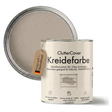 Möbelfarbe ohne Schleifen, Beige 750ml Kreidefarbe ideal für IKEA Möbel, Kreidelack für ca. 6m² Möbelfarbe Clutter Cover