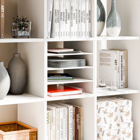 Fachteiler für IKEA Kallax Regal, verschiedene Varianten Fachteiler Clutter Cover