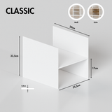 Fachteiler für IKEA Kallax Regal, verschiedene Varianten Fachteiler Clutter Cover