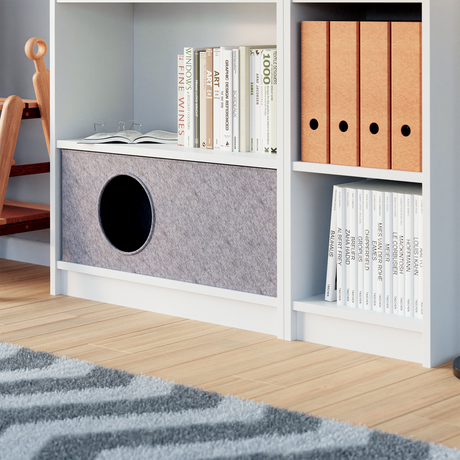 Katzenhöhle für IKEA Billy Regal 75 x 25 x 29cm, Filzhöhle für Katzen - Clutter Cover