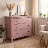 Möbelfarbe ohne Schleifen, 750ml Kreidefarbe ideal für IKEA Möbel, Kreidelack in Weiß, Beige, Rosa, Blau & Grün, für ca. 6m² Möbelfarbe Clutter Cover