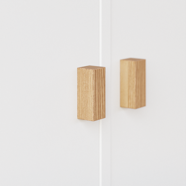 Möbelgriff „Greep“ aus Eichen-Holz für IKEA Kallax Regal - Clutter Cover