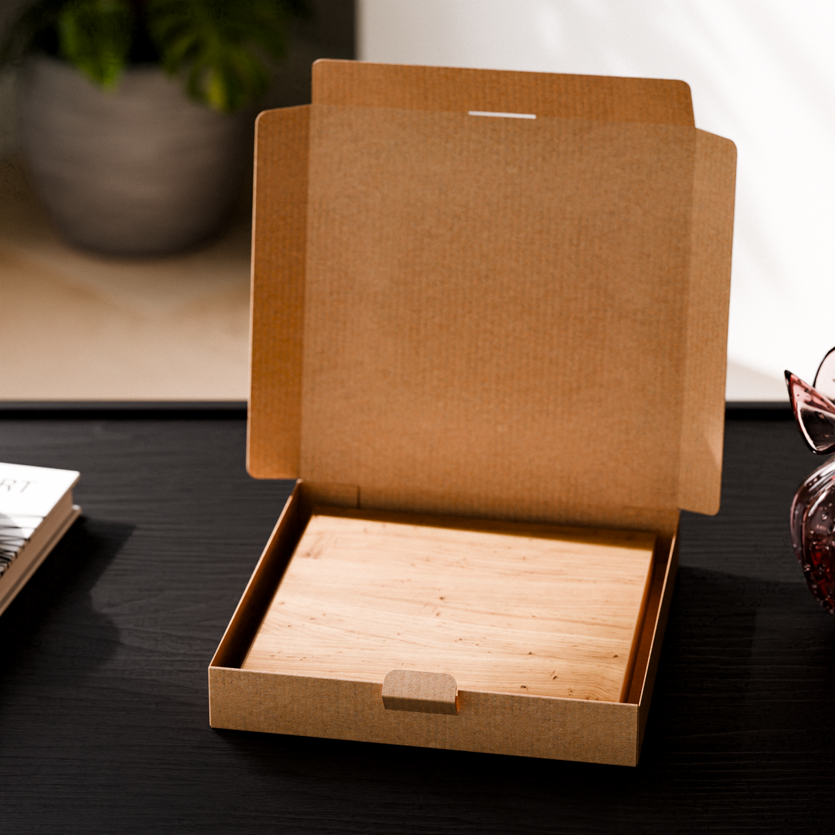 Holzplatten Muster 15 x 15 x 1,9cm - Artisan Eiche