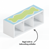 Bauplatte "Lillvik" für IKEA Kallax Regal kompatibel mit LEGO® Steinen, XXL Spieltisch Grundplatte zum Aufkleben Kallax Grundplatte für Klemmbausteine Clutter Cover