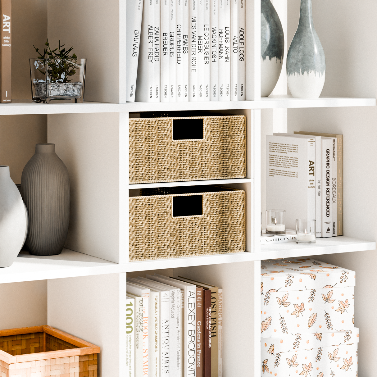 Fachteiler für IKEA Kallax Regal, verschiedene Varianten Fachteiler Clutter Cover