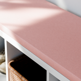 Sitzkissen mit Rosa Cord-Stoff für IKEA Kallax Regal 2er, 3er und 4er Sitzkissen Clutter Cover