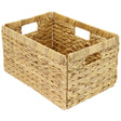 Billy Korb aus Wasserhyazinthe 35 x 25 x 20cm, geflochtener Aufbewahrungskorb Billy Einsatz Clutter Cover