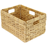 Billy Korb aus Wasserhyazinthe 35 x 25 x 20cm, geflochtener Aufbewahrungskorb Billy Einsatz Clutter Cover