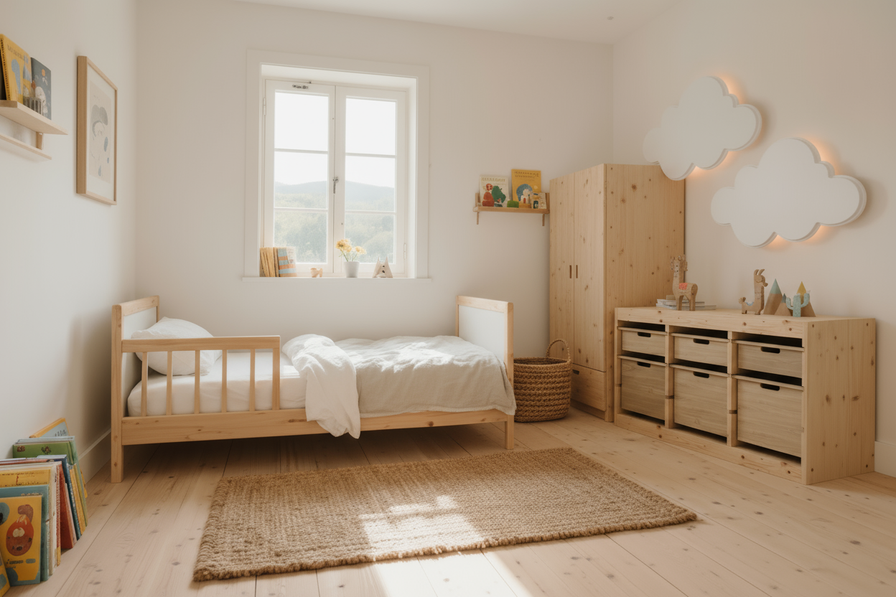 Trofast Hack: Kinderzimmer Trofast Holzboxen Cluttercover