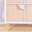 Wiener Geflecht Klebefolie für Ikea Kallax Tür Boho Rattan Stil Easy Stick Folie - Clutter Cover