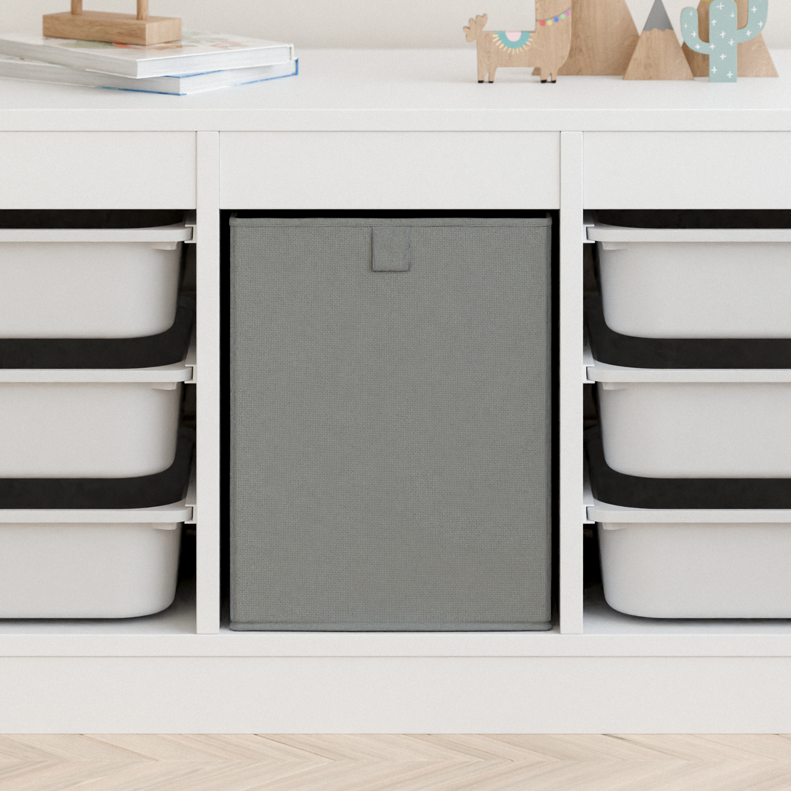 XXL Stoffbox für IKEA Trofast Regal, 30x42x40cm, Große Stoff-Kiste, Gr