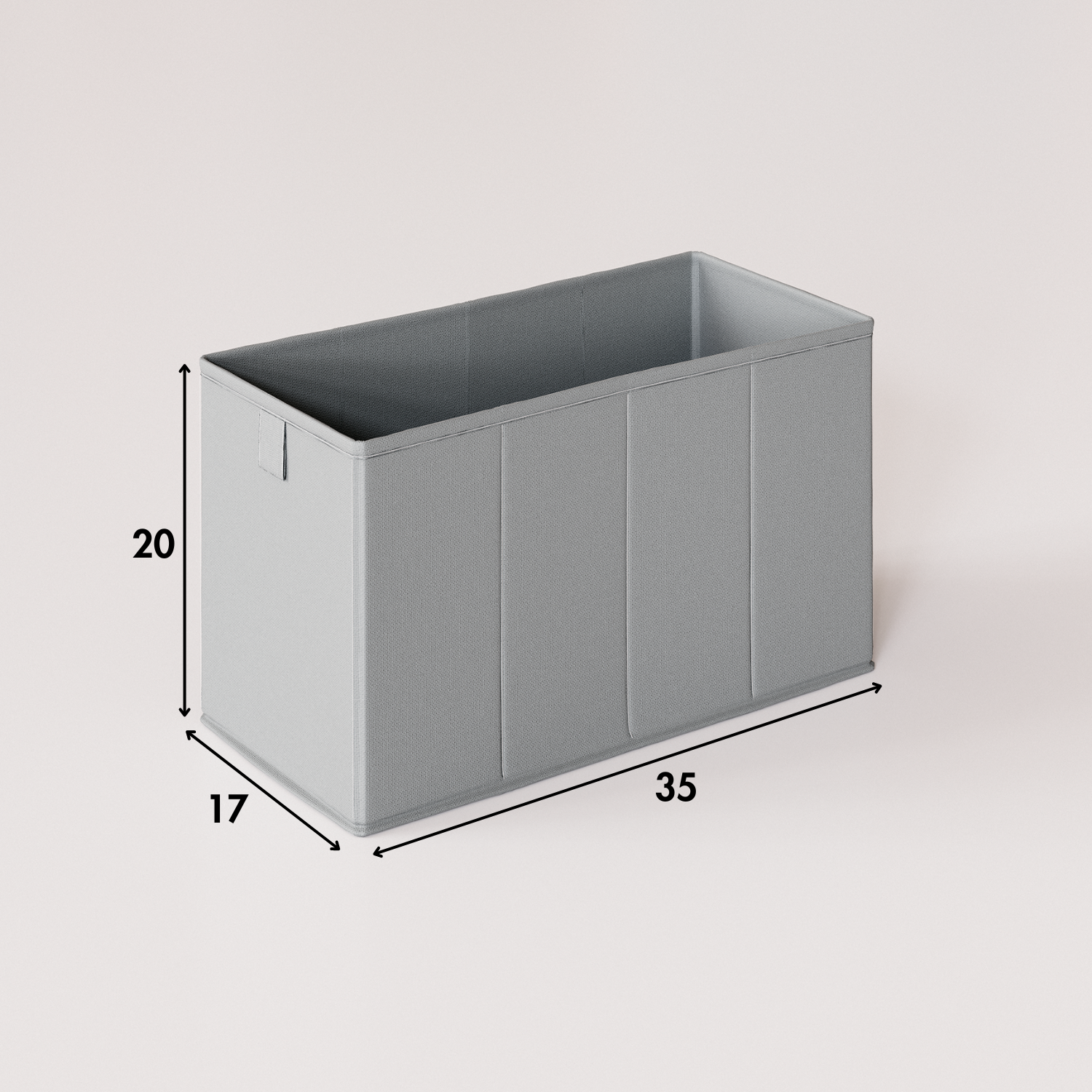 3x Organizer für IKEA Malm Kommode, Boxen für Schubladen 42 x 23 x 13c –  Clutter Cover