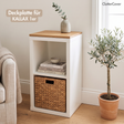 Holzplatte für IKEA Kallax Regal 1er, 2er, 3er oder 4er - Eiche Deckplatte 1er Kallax (413 x 392) Holzplatte Clutter Cover