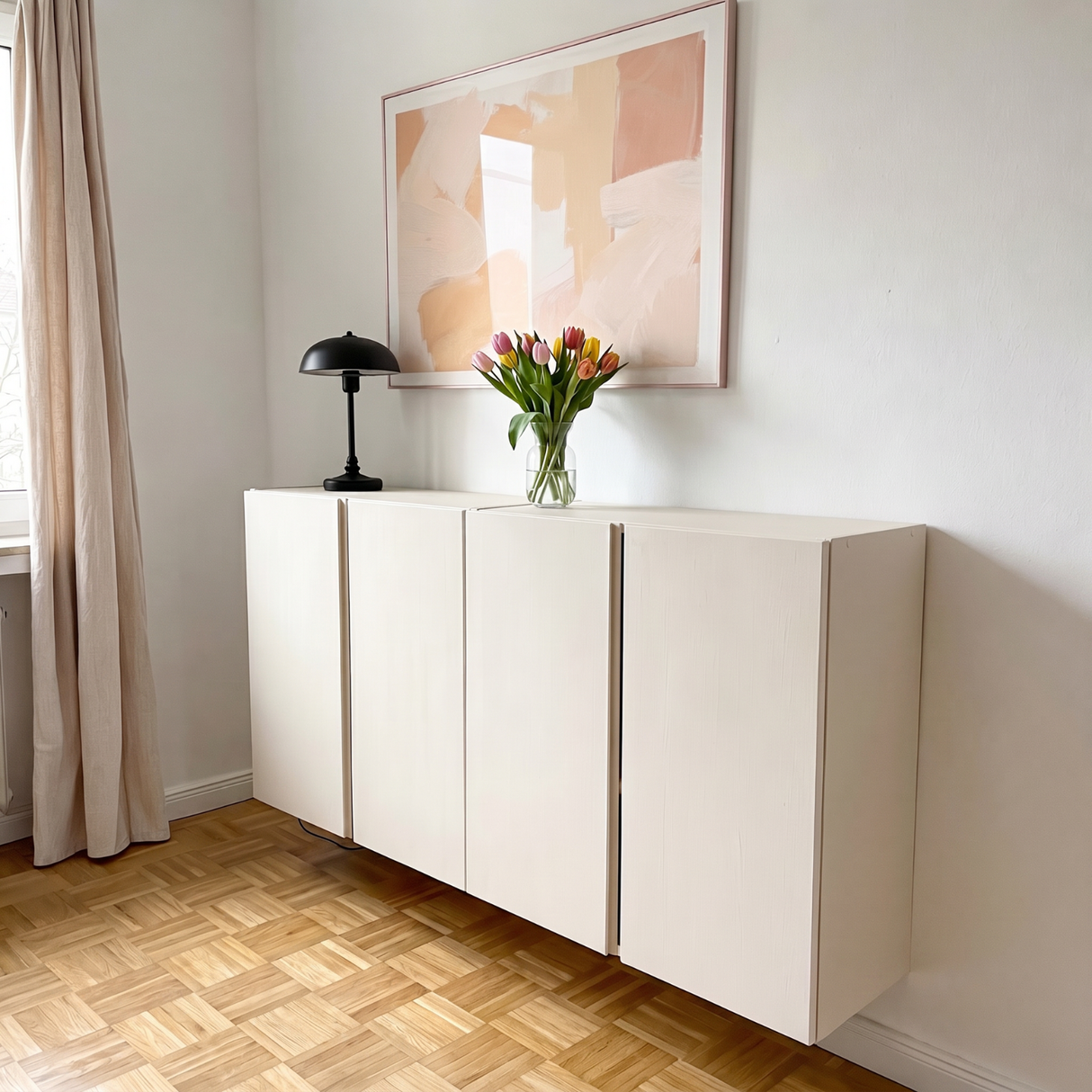 Möbelfarbe ohne Schleifen, Weiß 750ml Kreidefarbe ideal für IKEA Möbel, Kreidelack für ca. 6m² Möbelfarbe Clutter Cover