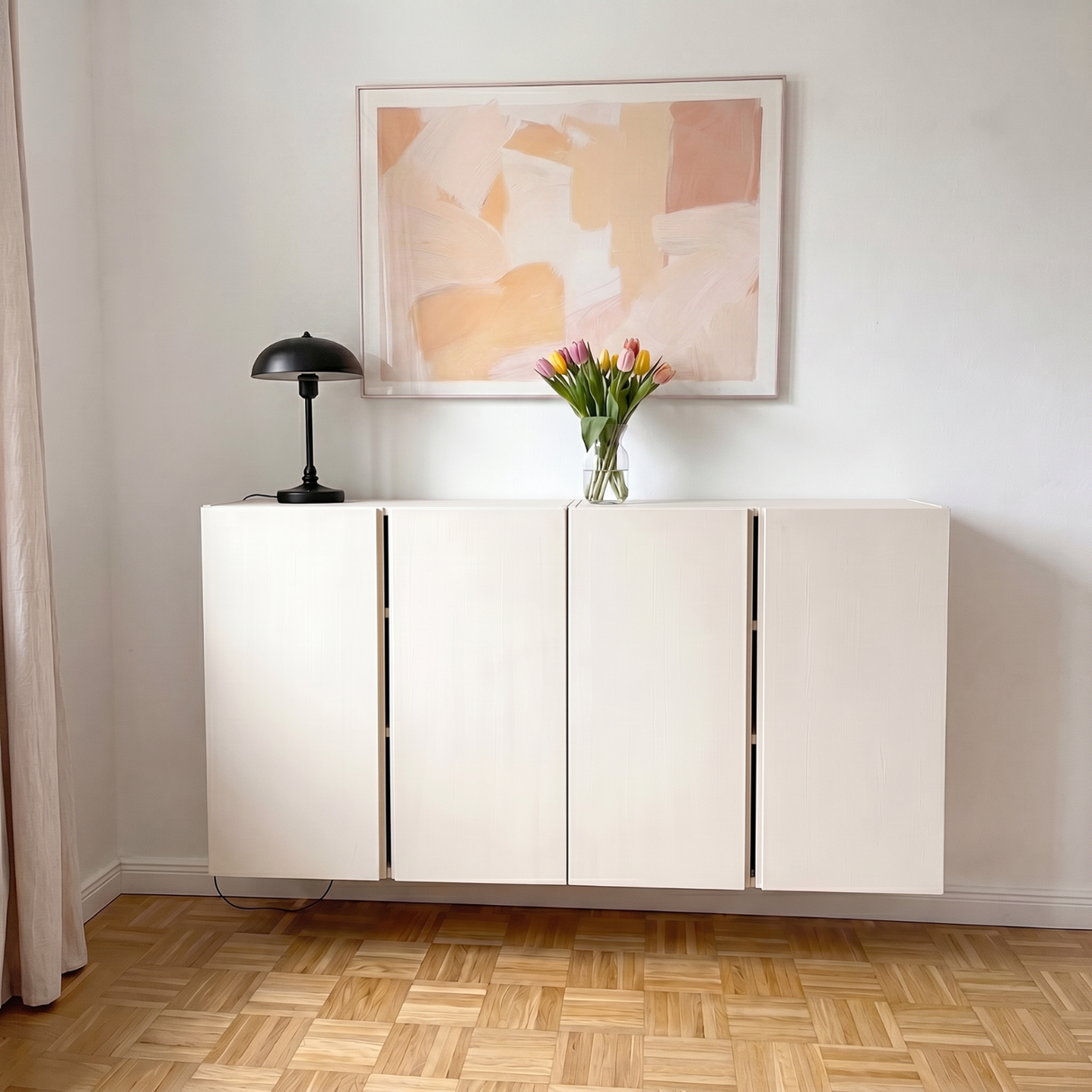 Möbelfarbe ohne Schleifen, Weiß 750ml Kreidefarbe ideal für IKEA Möbel, Kreidelack für ca. 6m² Möbelfarbe Clutter Cover